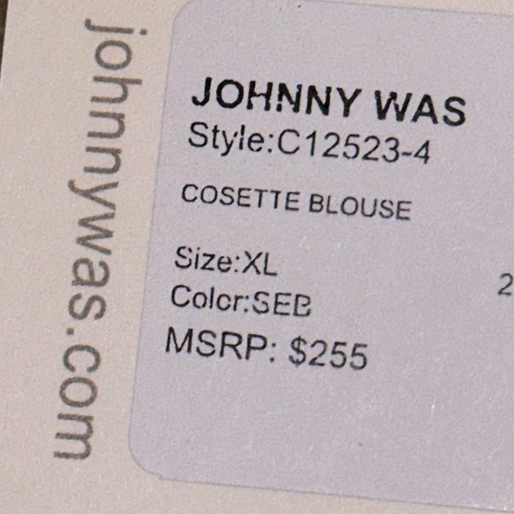 💚💙Gorgeous Johnny Was Aqua Green Blouse! - Picture 7 of 13